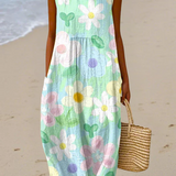 Bruna - Pastel Bloemen Jurk