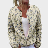 Andreína - Bloemen Cardigan