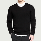 Casual V-Hals Trui voor Heren