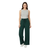 Olivia - Casual Broek met Brede Benen voor Dames met Elastische Taille en Decoratieve Riem