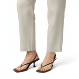 Sandalen met Lage Hakken en Achterband met Vierkante Neus voor Dames