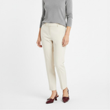 Slingback pumps met kleine hak van glanzend leer en puntige neus voor dames