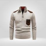 Heren Gebreide Trui – Zachte Winter Pullover met Comfortabele Pasvorm