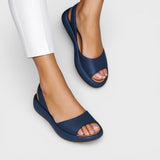 Daniela - Minimalistische Sandalen met Open Neus