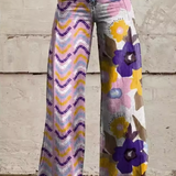 Isadora - Boho Broeken met Bloemen