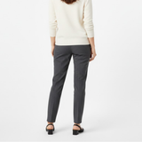 Dames slingback pumps met spitse neus en middelhoge blokhak voor op kantoor