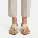 Blokhak Mules met Vierkante Neus en Detail voor Vrouwen
