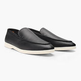 Logan | Vintage Old Money Heren Koeienhuid Leder Loafer