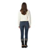 Retro laarzen voor dames winterlaarzen met veters mid-calf platformlaarzen