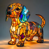 CãoSalsicha - Lantaarn in Glas-in-lood