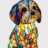 Pantoffel - Lamp in Glas-in-lood