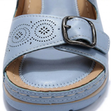 Platform Sandalen met Dubbele Gesp voor Dames