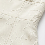 Maxi Jurk voor Avond met Spaghettibandjes in Jacquard voor Dames