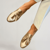 Vittoria | Gouden Mocassins voor Dames