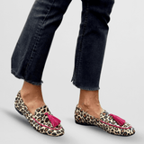 Francesca | Pantoffels met Franje Details