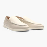 Logan | Vintage Old Money Heren Koeienhuid Leder Loafer
