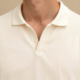 Heren Poloshirt in Beige – Elegant & Tijdloos