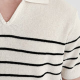 Gestreept herenpoloshirt met korte mouwen – Tijdloos &amp; Veelzijdig