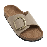 Heren Sandalen met Kurken Zool en Verstelbare Gespsluiting