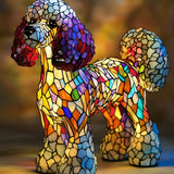 Pipoca - Lamp in Glas-in-lood