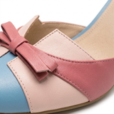 Hoge Hakken Schoenen met Enkelsluiting en Decoratieve Strik