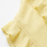 Maxi Jurk met Ruffles, V-hals en Spaghettibandjes van Polyester