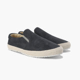 Jacob | Stijlvolle Espadrille Heren-Slip-On van Suède met Jute Zool