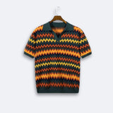 Retro-Trui met Zigzagpatroon