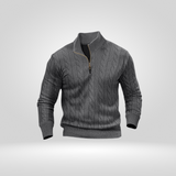 Heren Sweater – Comfortabele Basic Trui met Minimalistisch Design