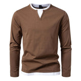 Coen™ Casual Heren Longsleeve met V-Hals