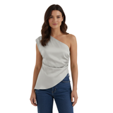 Asymmetrisch Top met Één Schouder en Sculpturale Zoom voor Vrouwen