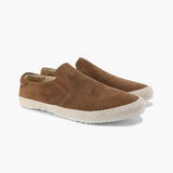 Jacob | Stijlvolle Espadrille Heren-Slip-On van Suède met Jute Zool