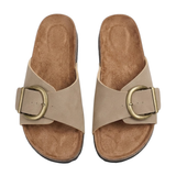 Heren Sandalen met Kurken Zool en Verstelbare Gespsluiting