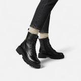 Ancienne Monde | Warme Winterboots met Platte Zool