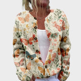 Alícia - Cardigan Bloemen