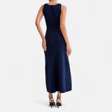 Ancienne Monde | Lange Mouw Trui Jurk met Knopen voor Dames – Zomer Elegantie zonder Mouwen