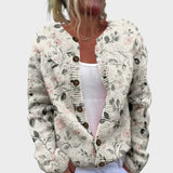 Valéria - Bloemen Cardigan