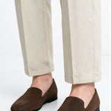 Bruine Suède Loafers – Elegantie en comfort verenigd