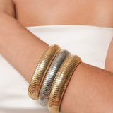 Geribbelde armband