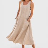 Madalena - Comfortabele Lange Jurk