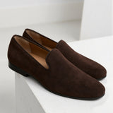 Bruine Suède Loafers – Elegantie en comfort verenigd