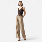 Alma - Dames Palazzo Broek Hoge Taille Tijdloos