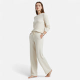 Dafne - Dames Wijd Pantalon van Premium Wol