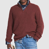 Giovanni Moretti | Kasjmier Herenpullover met Rits
