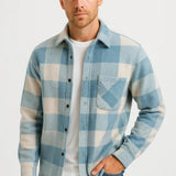 Heren Geruit Overhemd Flanel Warm Casual