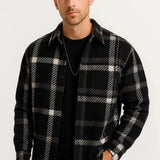 Heren Geruit Overhemd Flanel Warm Casual