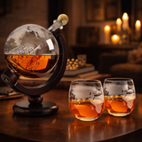 Whiskyfles - Wereldkaart Editie
