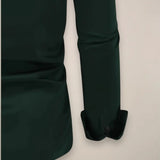Slim Fit Heren Overhemd Stretch Elegant Zakelijk