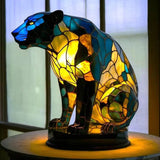 Pantera - Lamp en Glas-in-lood