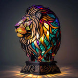 Leeuw - Glas-in-lood Lamp